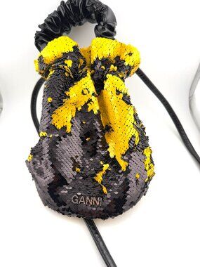 BRAND NEW GANNI SEQUIN TOP HANDLE BAG